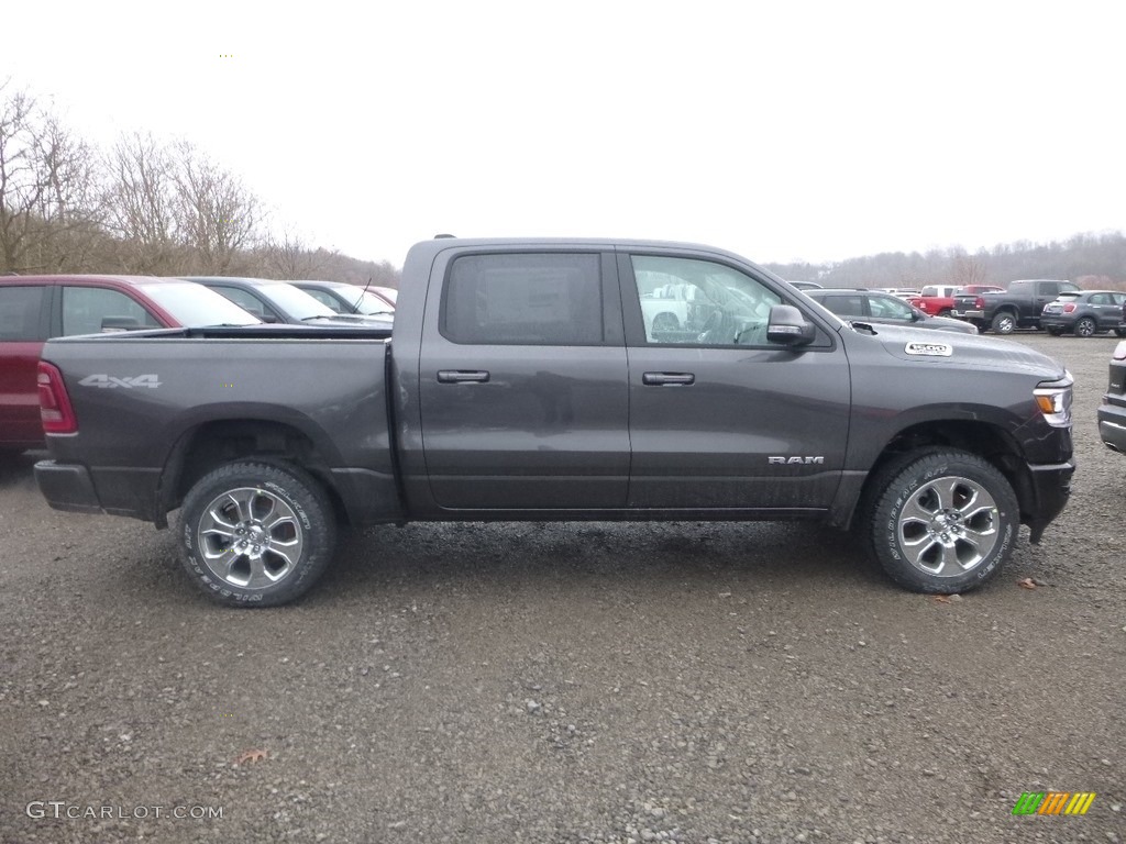 2019 1500 Big Horn Crew Cab 4x4 - Granite Crystal Metallic / Black photo #7