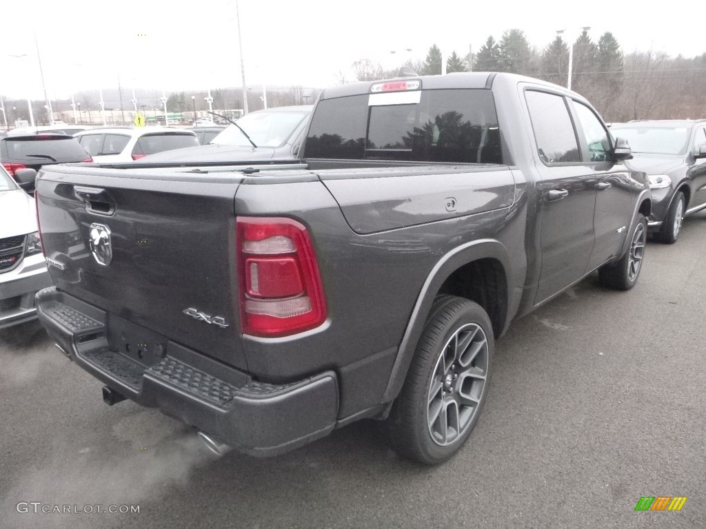 2019 1500 Laramie Crew Cab 4x4 - Granite Crystal Metallic / Black photo #4