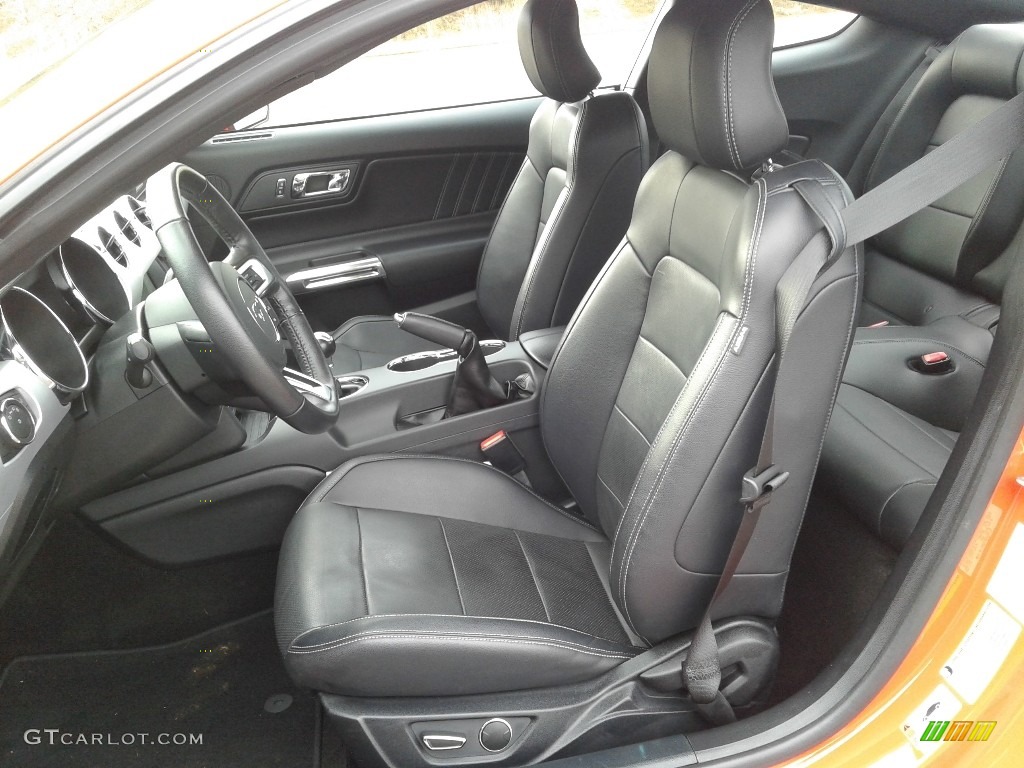 2016 Mustang GT Coupe - Competition Orange / California Special Ebony Black/Miko Suede photo #10