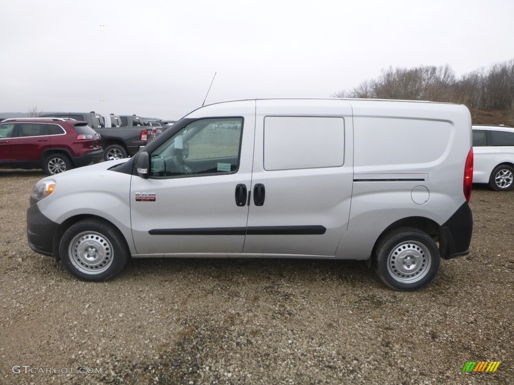 Silver Metallic 2019 Ram ProMaster City Tradesman Cargo Van Exterior Photo #131206225