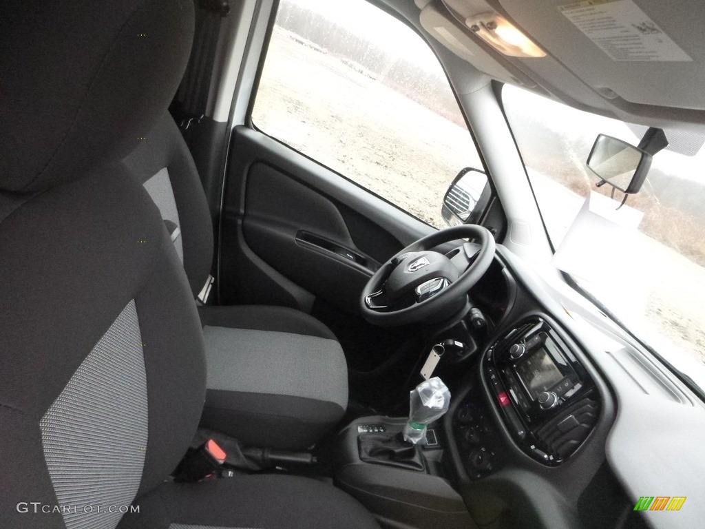 Black Interior 2019 Ram ProMaster City Tradesman Cargo Van Photo #131206394