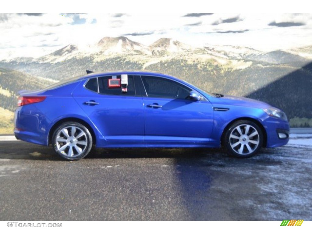 2013 Optima SX - Corsa Blue / Black photo #2