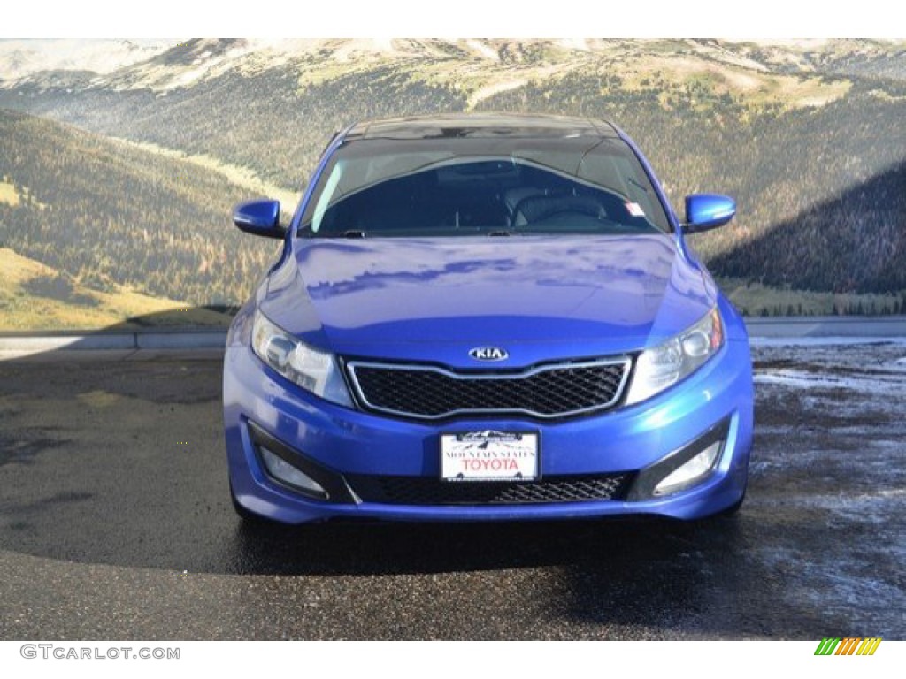 2013 Optima SX - Corsa Blue / Black photo #4