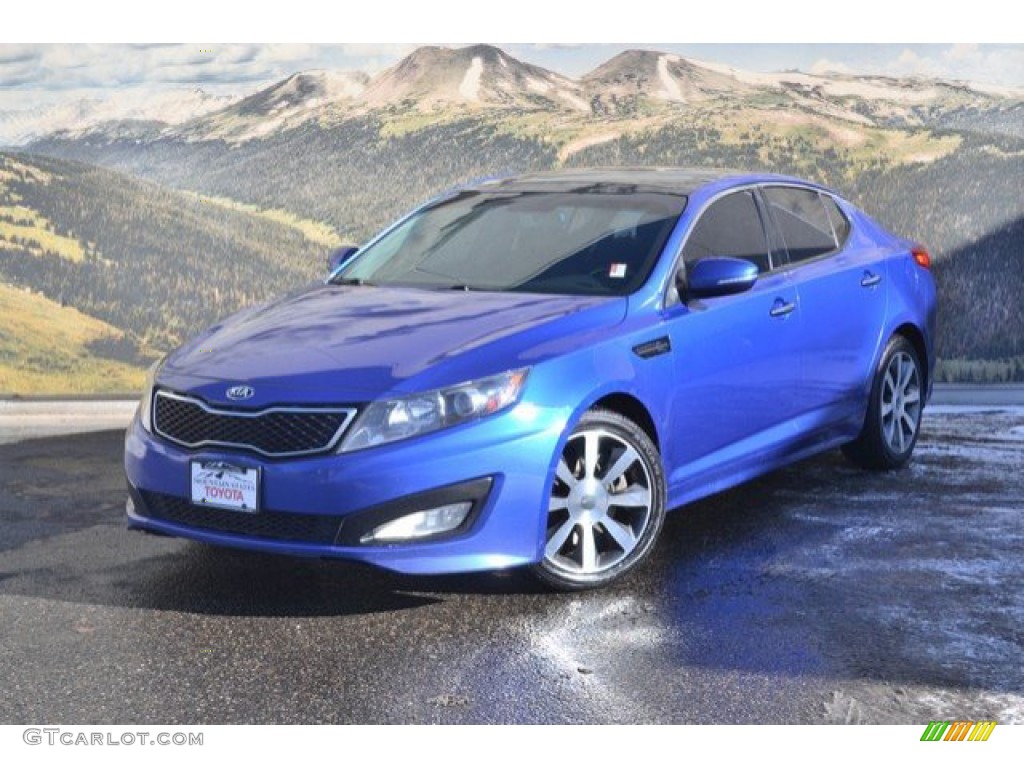 2013 Optima SX - Corsa Blue / Black photo #5