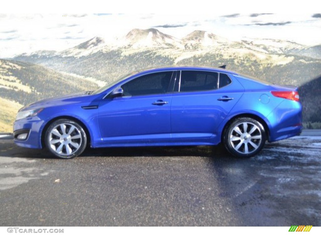 2013 Optima SX - Corsa Blue / Black photo #6