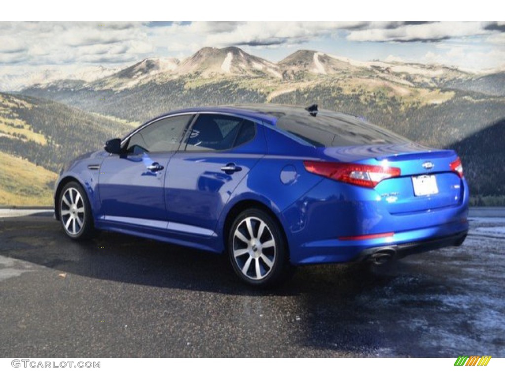 2013 Optima SX - Corsa Blue / Black photo #8