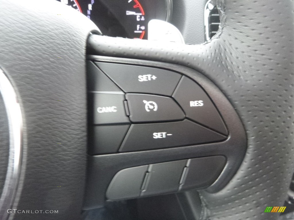 2019 Dodge Durango R/T Brass Monkey AWD Black Steering Wheel Photo #131206922