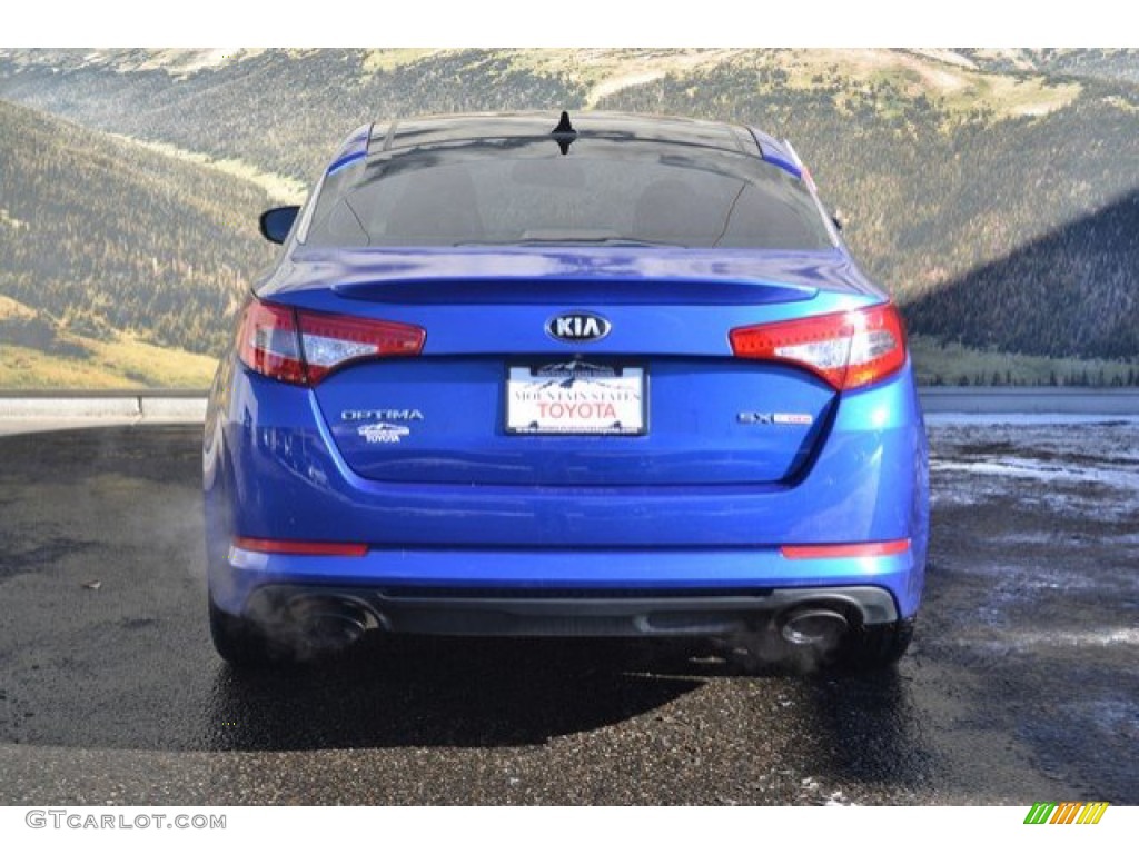 2013 Optima SX - Corsa Blue / Black photo #9