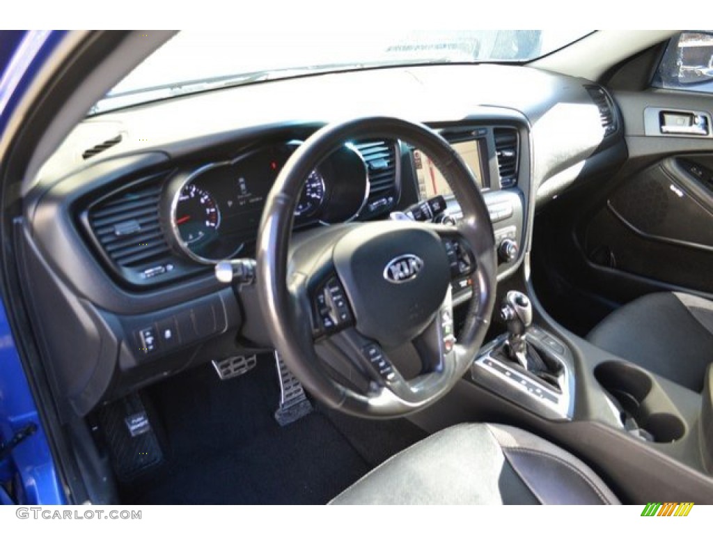2013 Optima SX - Corsa Blue / Black photo #10