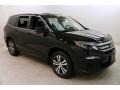 2016 Crystal Black Pearl Honda Pilot EX-L AWD  photo #1
