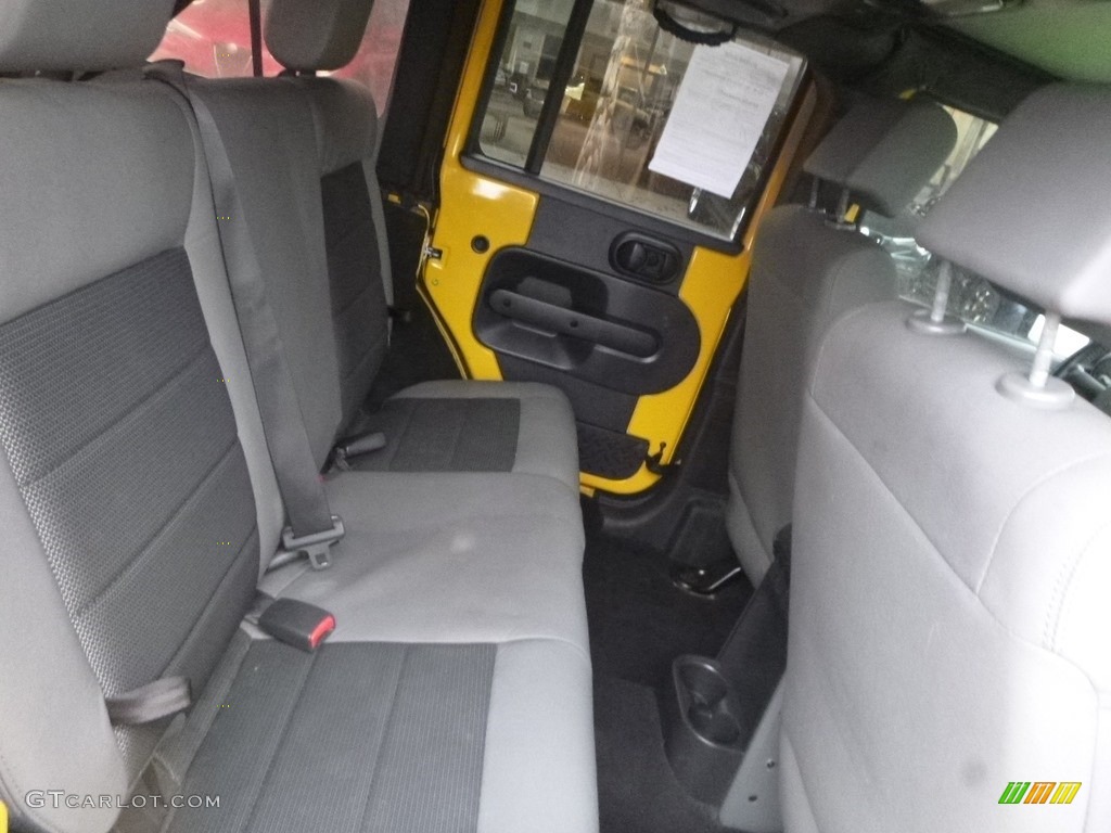 2008 Wrangler Unlimited X 4x4 - Detonator Yellow / Dark Slate Gray/Med Slate Gray photo #10