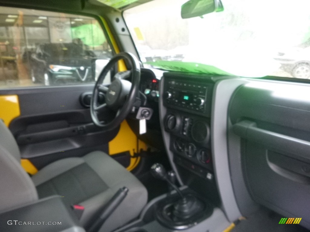 2008 Wrangler Unlimited X 4x4 - Detonator Yellow / Dark Slate Gray/Med Slate Gray photo #12