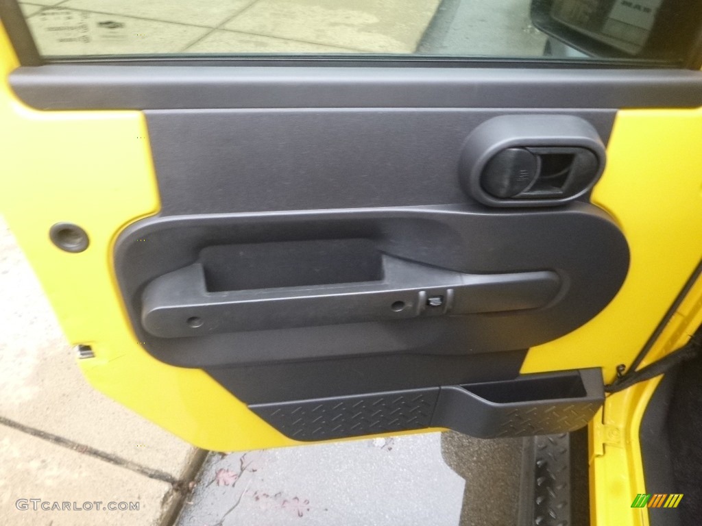 2008 Wrangler Unlimited X 4x4 - Detonator Yellow / Dark Slate Gray/Med Slate Gray photo #14