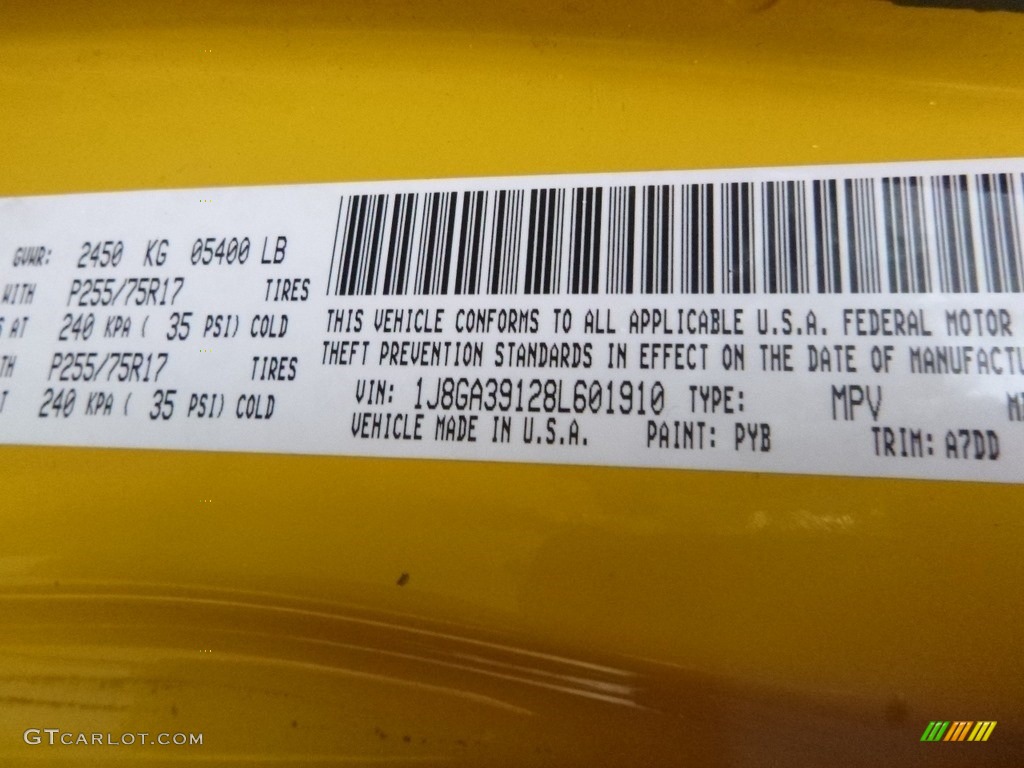 2008 Wrangler Unlimited X 4x4 - Detonator Yellow / Dark Slate Gray/Med Slate Gray photo #15