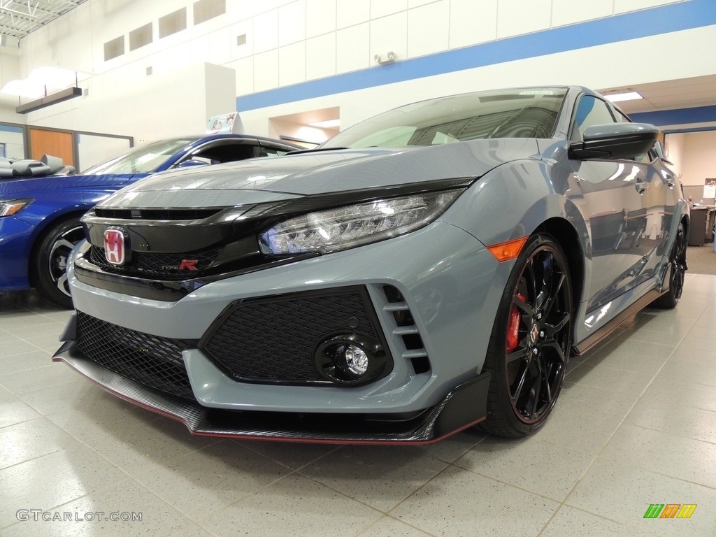 2019 Civic Type R - Sonic Gray Pearl / Black/Red photo #1