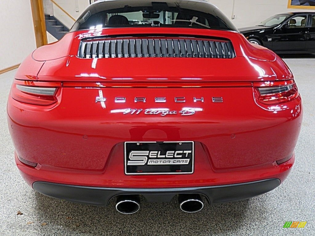 2017 911 Targa 4S - Guards Red / Black photo #7