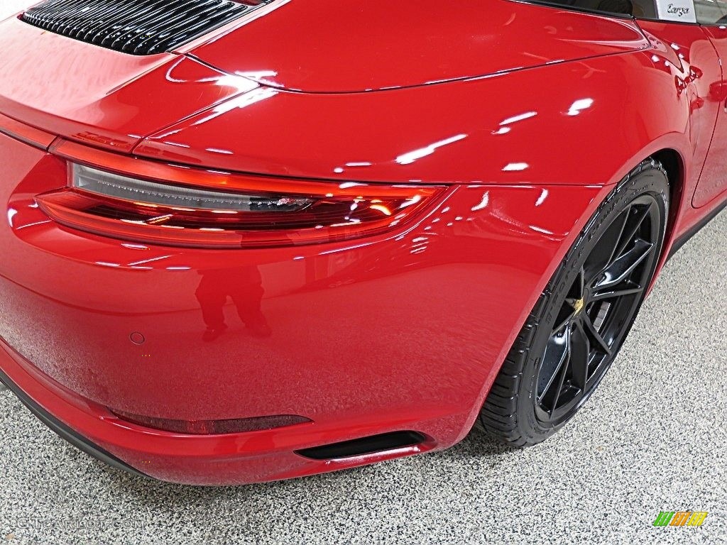 2017 911 Targa 4S - Guards Red / Black photo #9
