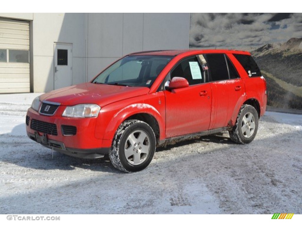 2007 VUE V6 AWD - Chili Pepper Red / Tan photo #2