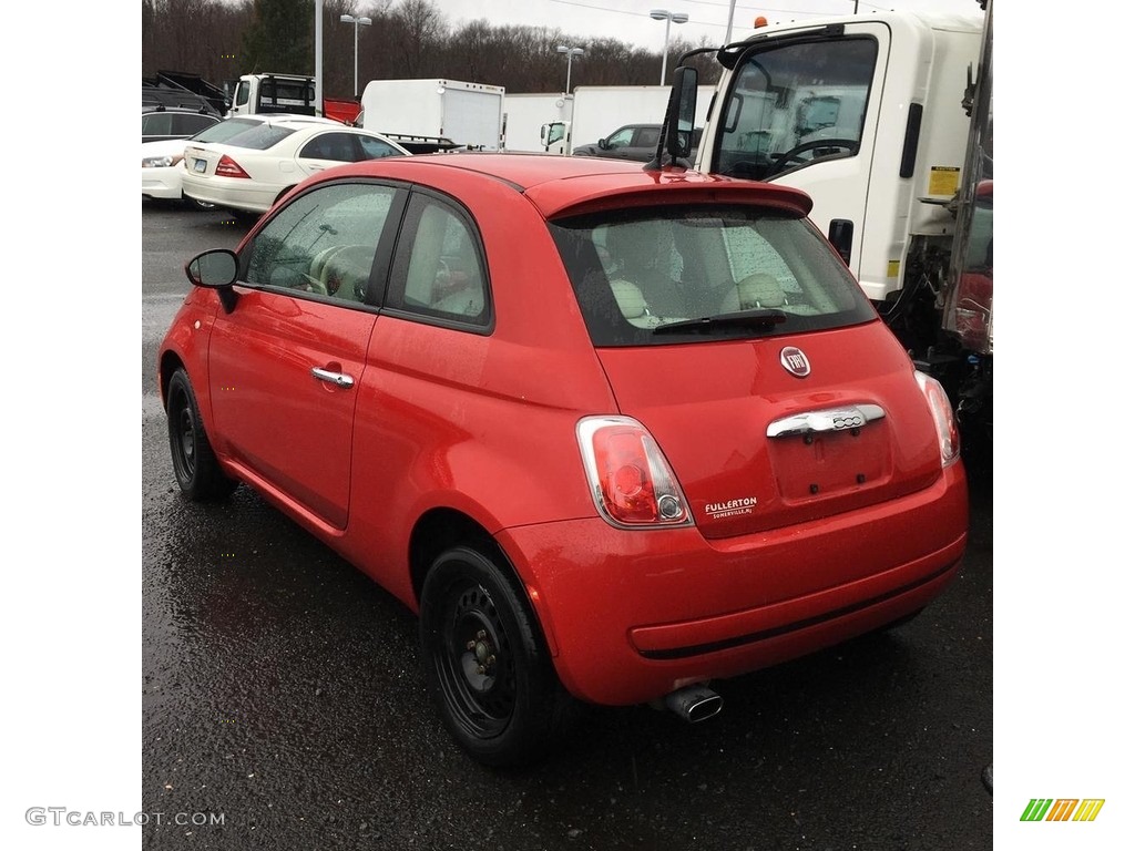 2013 500 Pop - Rosso (Red) / Rosso/Avorio (Red/Ivory) photo #3