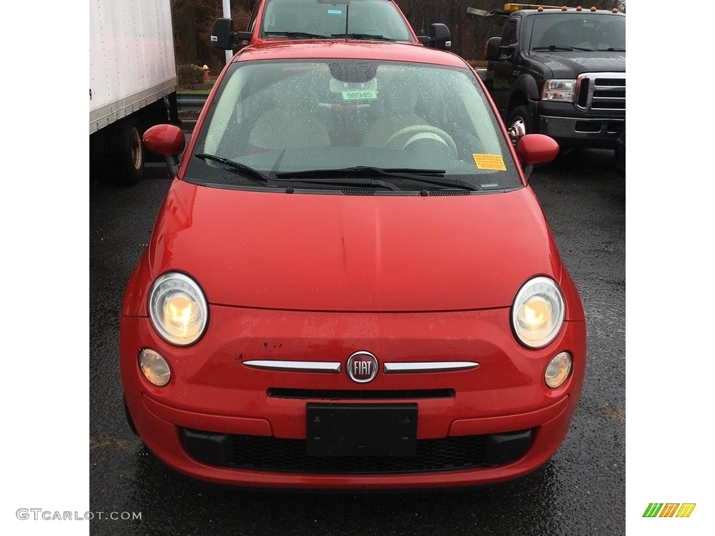 2013 500 Pop - Rosso (Red) / Rosso/Avorio (Red/Ivory) photo #8