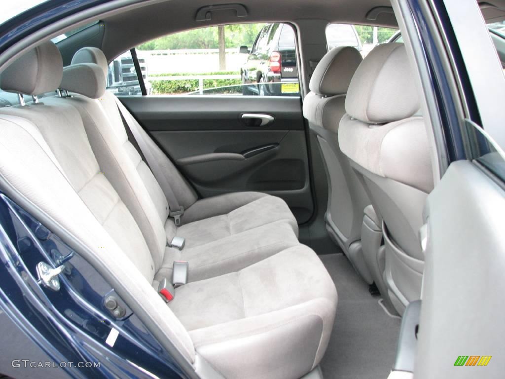 2006 Civic LX Sedan - Royal Blue Pearl / Gray photo #11