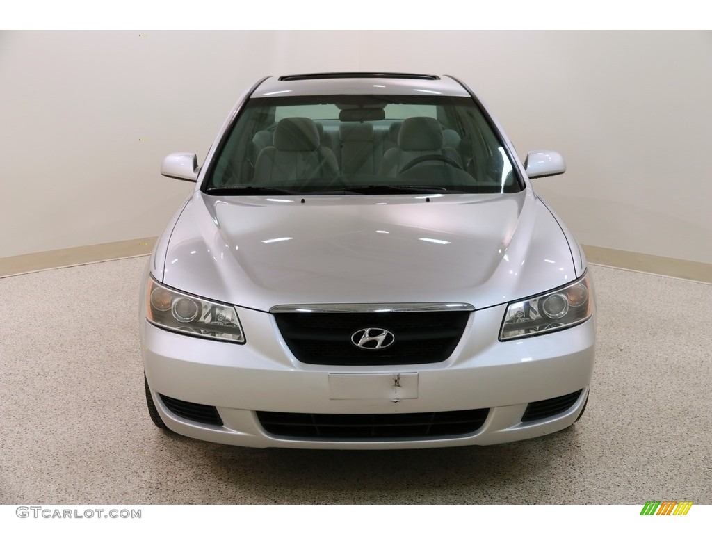 2008 Sonata GLS V6 - Bright Silver / Gray photo #2