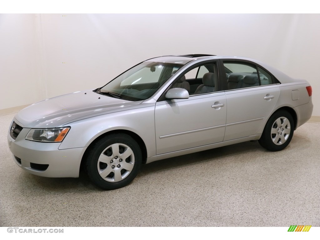 2008 Sonata GLS V6 - Bright Silver / Gray photo #3