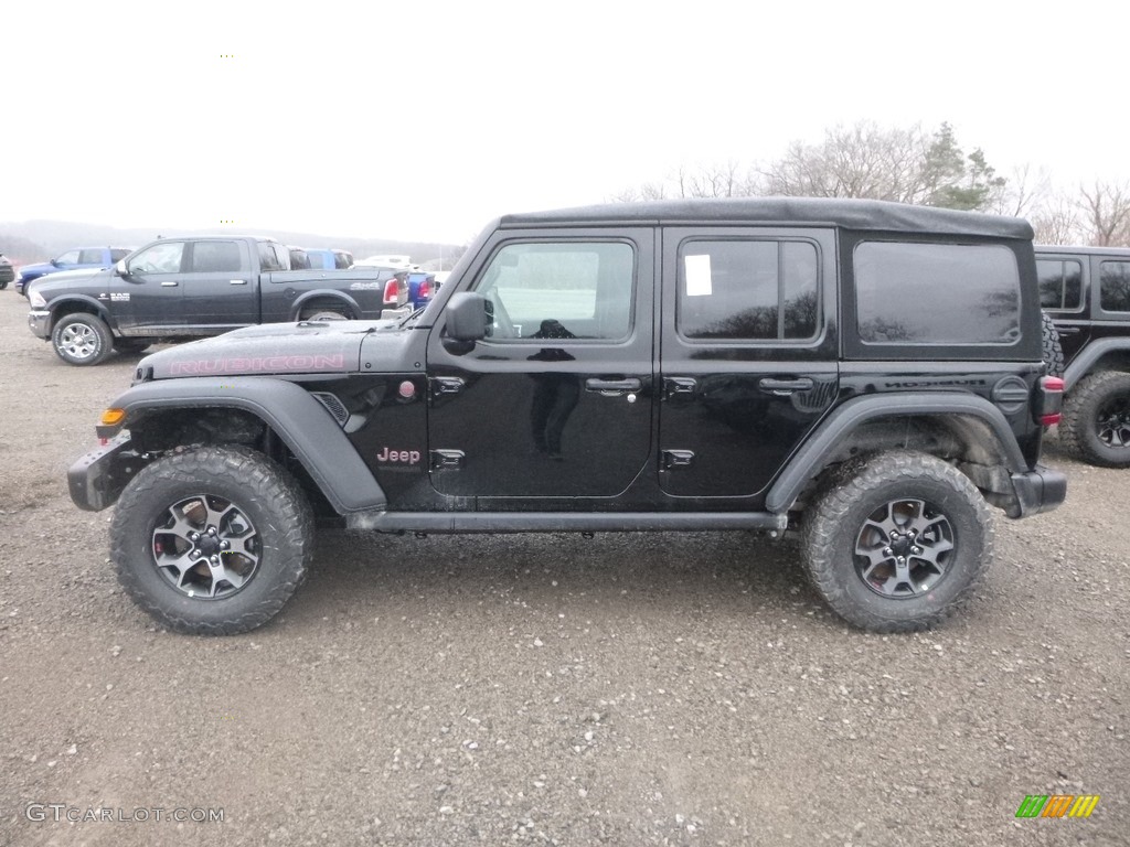 Black 2019 Jeep Wrangler Unlimited Rubicon 4x4 Exterior Photo #131213624