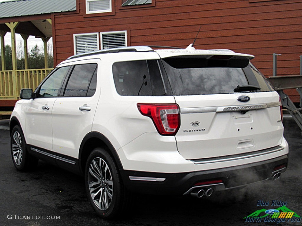 2019 Explorer Platinum 4WD - White Platinum / Medium Soft Ceramic photo #3