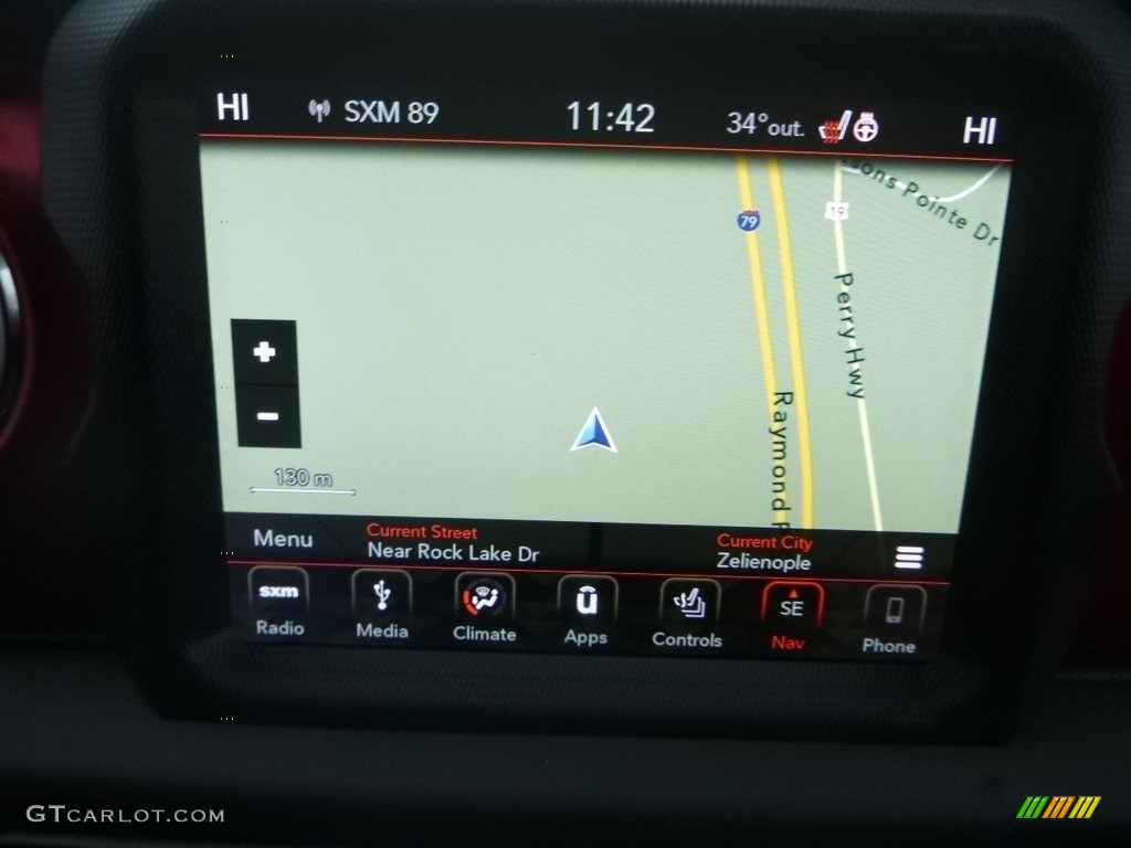 2019 Jeep Wrangler Unlimited Rubicon 4x4 Navigation Photo #131213873