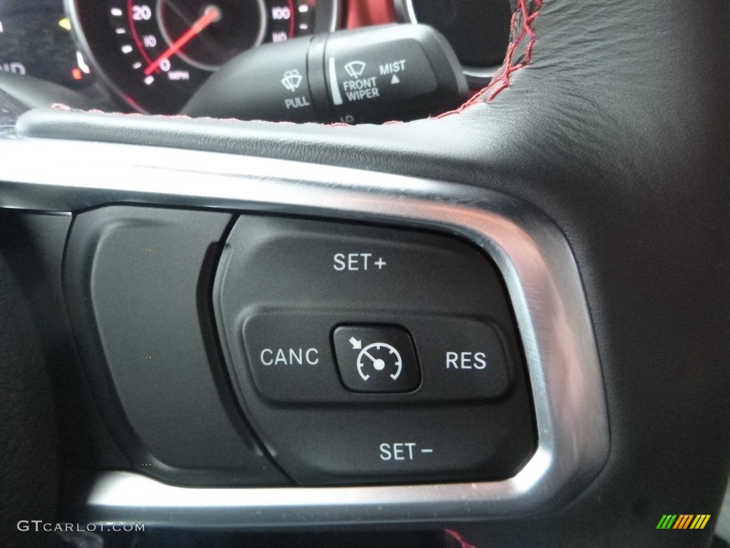 2019 Jeep Wrangler Unlimited Rubicon 4x4 Black Steering Wheel Photo #131213930
