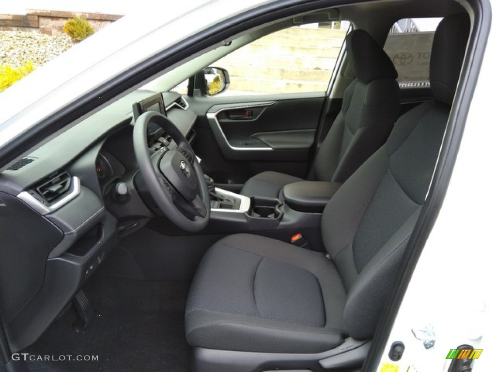 Black Interior 2019 Toyota RAV4 LE AWD Photo #131214215