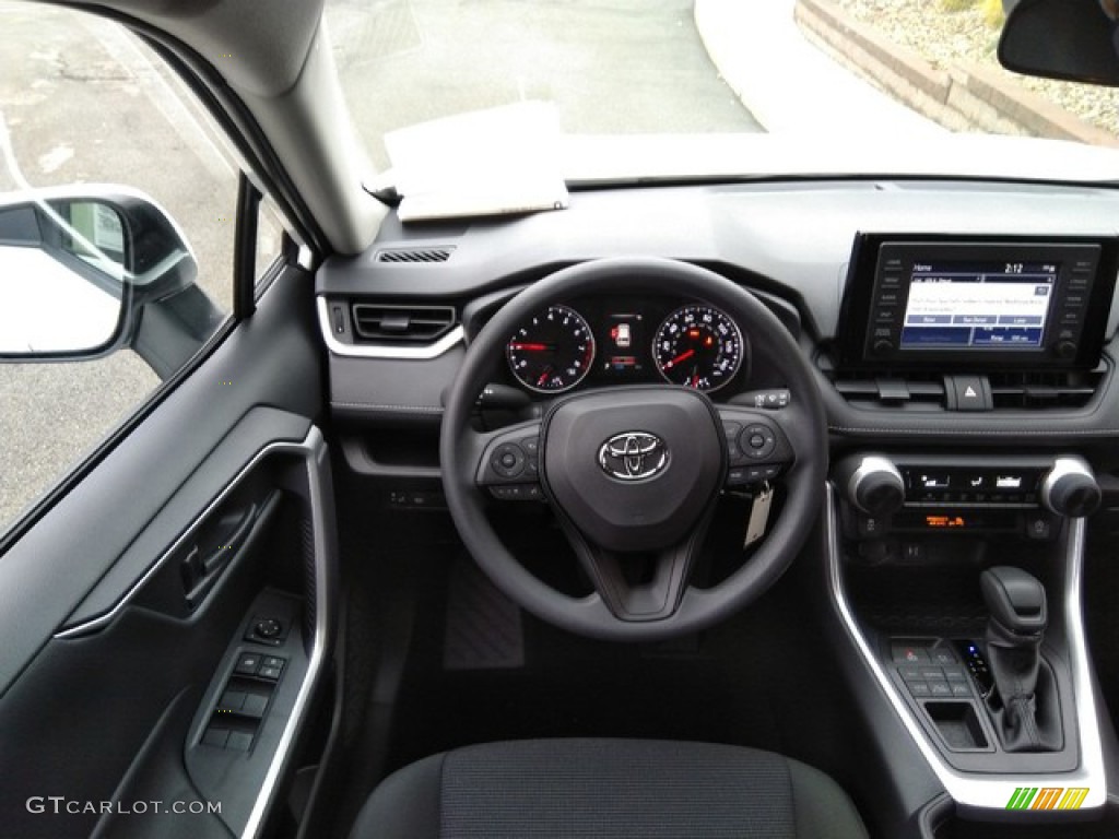 2019 Toyota RAV4 LE AWD Black Dashboard Photo #131214272