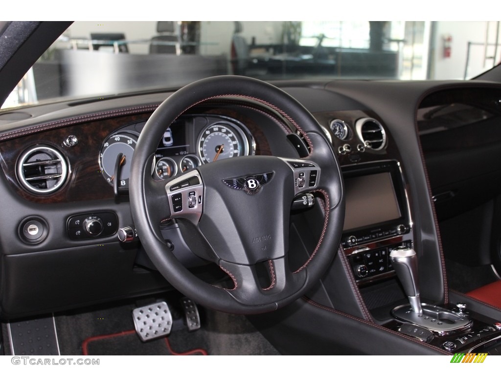 2013 Bentley Continental GT V8 Standard Continental GT V8 Model Beluga Steering Wheel Photo #131214953