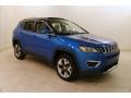 2018 Laser Blue Pearl Jeep Compass Limited 4x4  photo #1