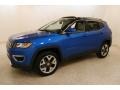 2018 Laser Blue Pearl Jeep Compass Limited 4x4  photo #3