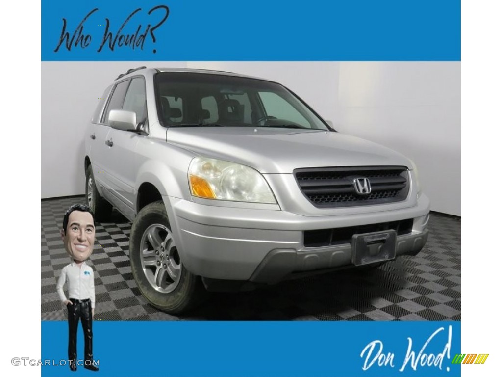 2005 Pilot EX-L 4WD - Billet Silver Metallic / Gray photo #1