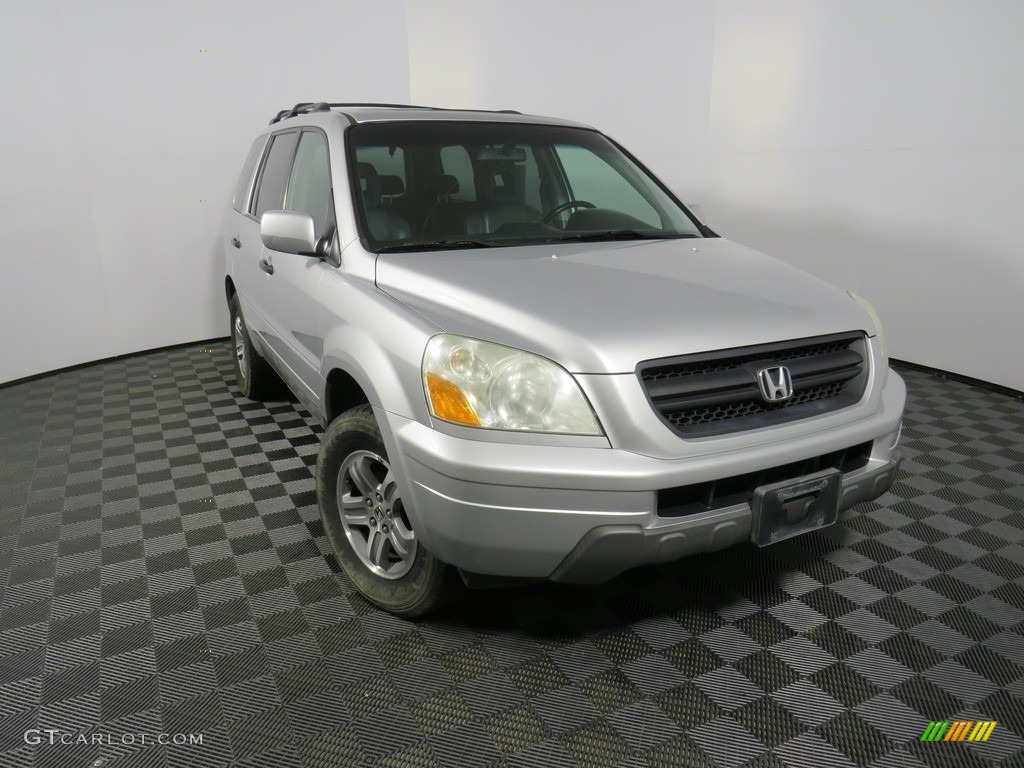 2005 Pilot EX-L 4WD - Billet Silver Metallic / Gray photo #5