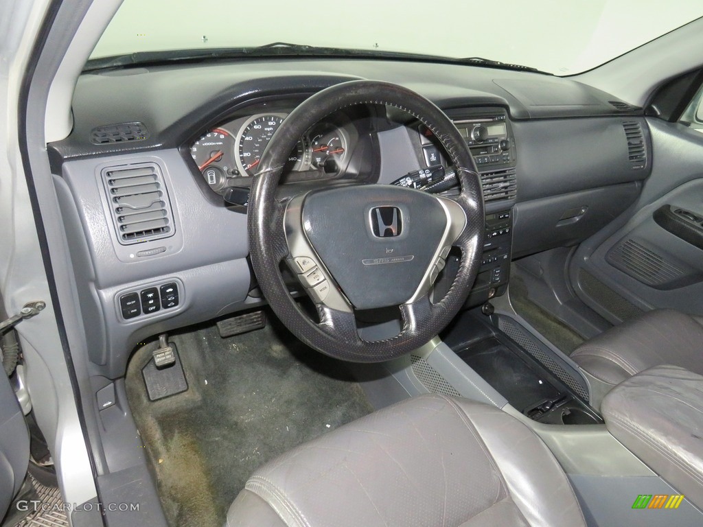 2005 Pilot EX-L 4WD - Billet Silver Metallic / Gray photo #33
