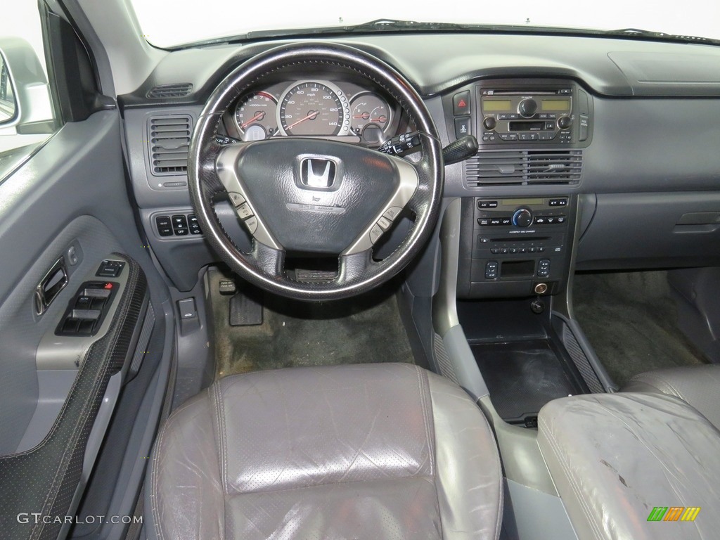 2005 Pilot EX-L 4WD - Billet Silver Metallic / Gray photo #38