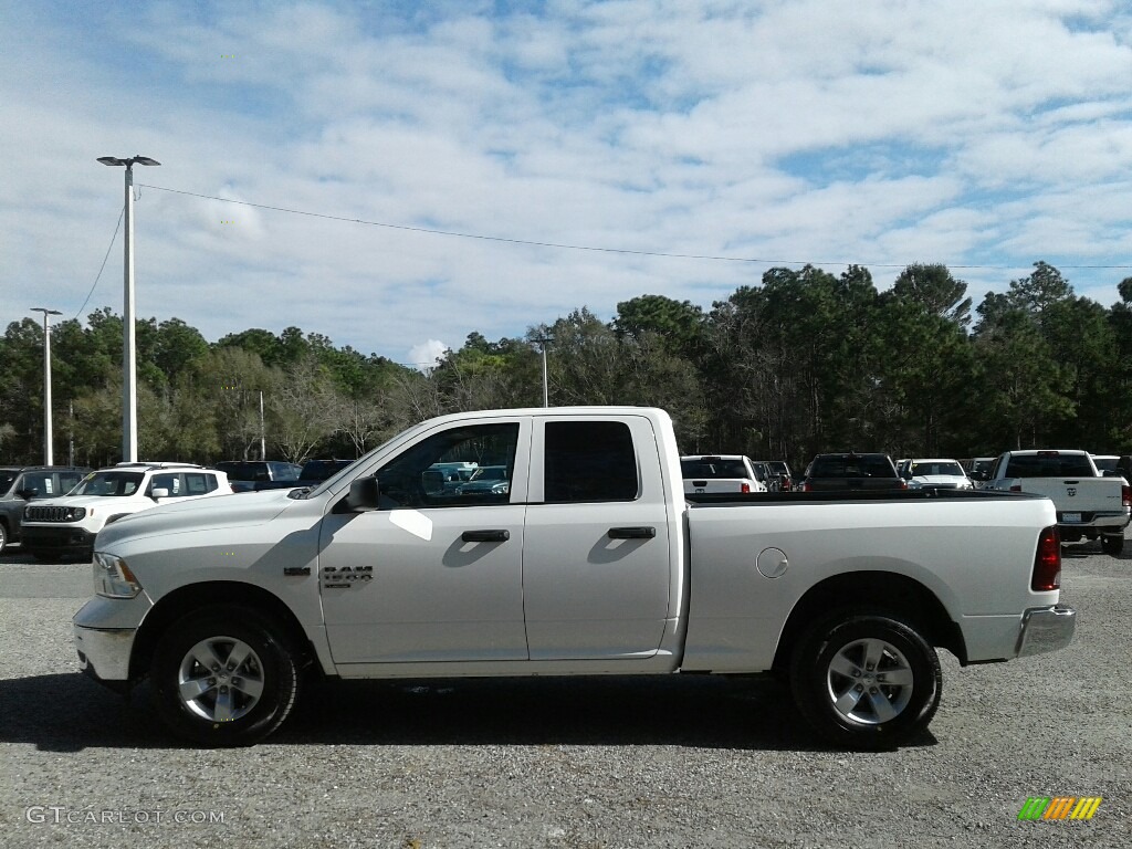 2019 1500 Classic Tradesman Quad Cab 4x4 - Bright White / Black/Diesel Gray photo #2