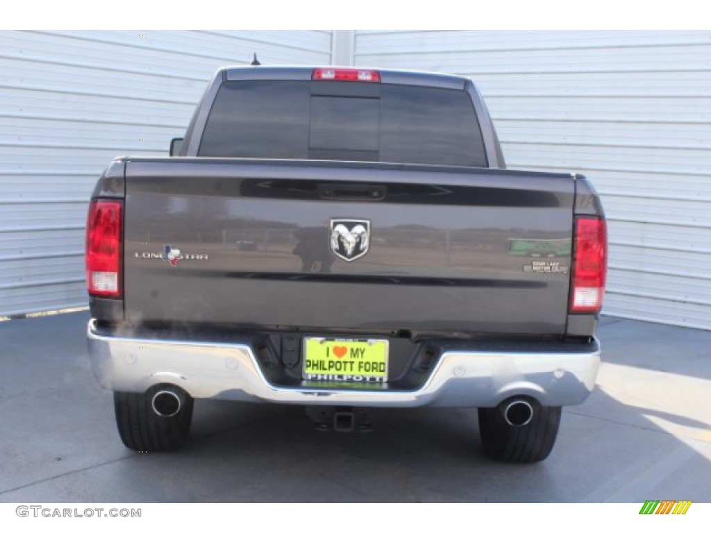 2017 1500 Big Horn Crew Cab - Granite Crystal Metallic / Black/Diesel Gray photo #7