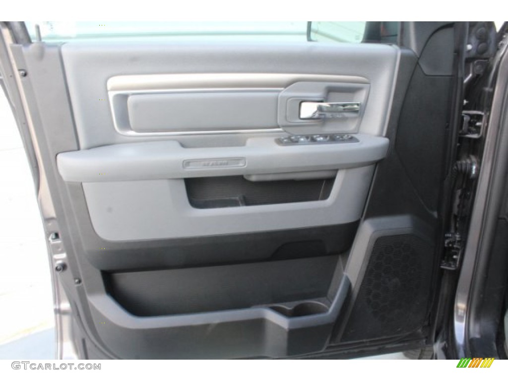 2017 1500 Big Horn Crew Cab - Granite Crystal Metallic / Black/Diesel Gray photo #9