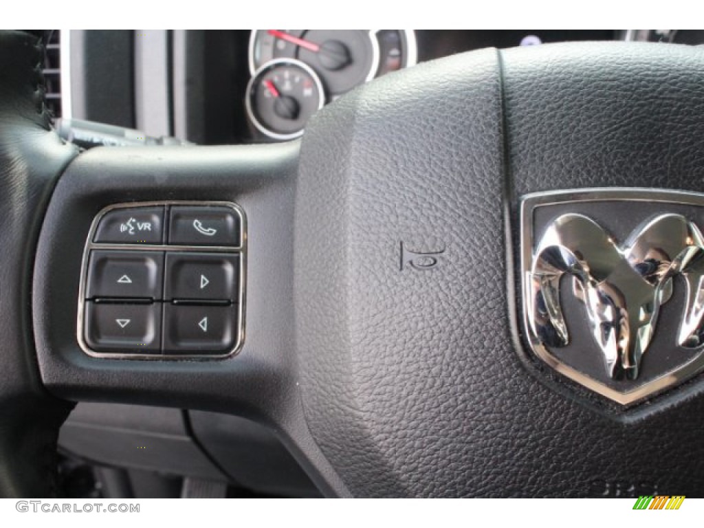 2017 1500 Big Horn Crew Cab - Granite Crystal Metallic / Black/Diesel Gray photo #14