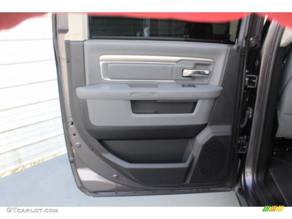2017 1500 Big Horn Crew Cab - Granite Crystal Metallic / Black/Diesel Gray photo #16