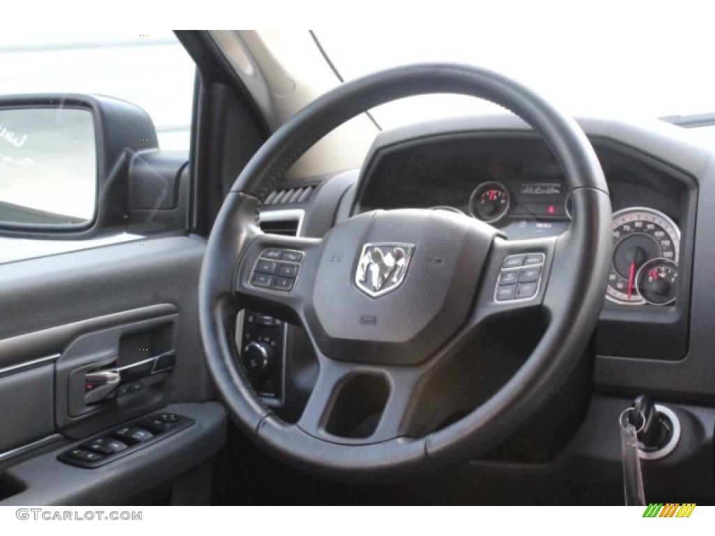 2017 1500 Big Horn Crew Cab - Granite Crystal Metallic / Black/Diesel Gray photo #19