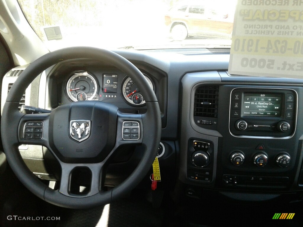 2019 1500 Classic Tradesman Quad Cab 4x4 - Bright White / Black/Diesel Gray photo #13