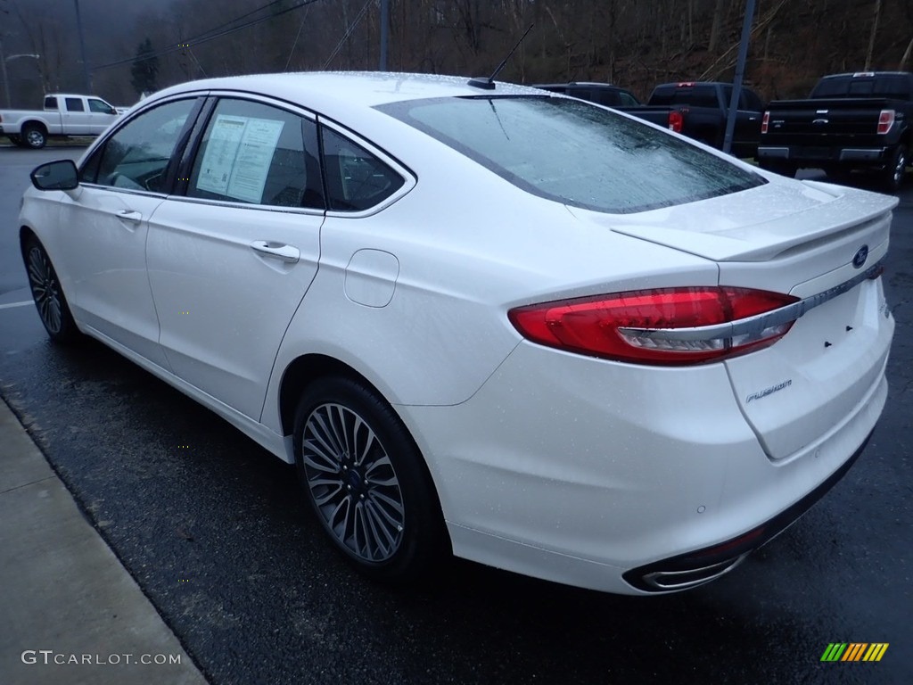 2018 Fusion Titanium AWD - White Platinum / Medium Soft Ceramic photo #5