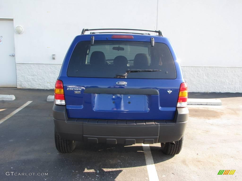 2006 Escape XLT V6 4WD - Sonic Blue Metallic / Medium/Dark Flint photo #4