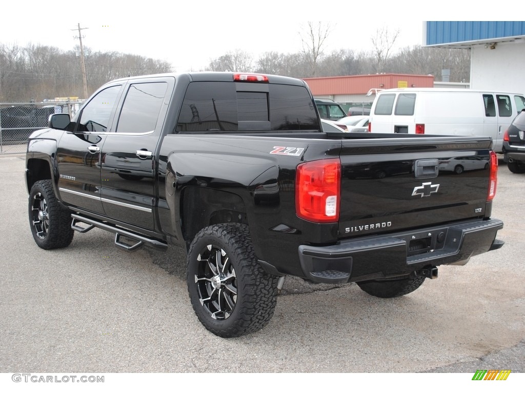 2016 Silverado 1500 LTZ Z71 Crew Cab 4x4 - Black / Cocoa/Dune photo #3